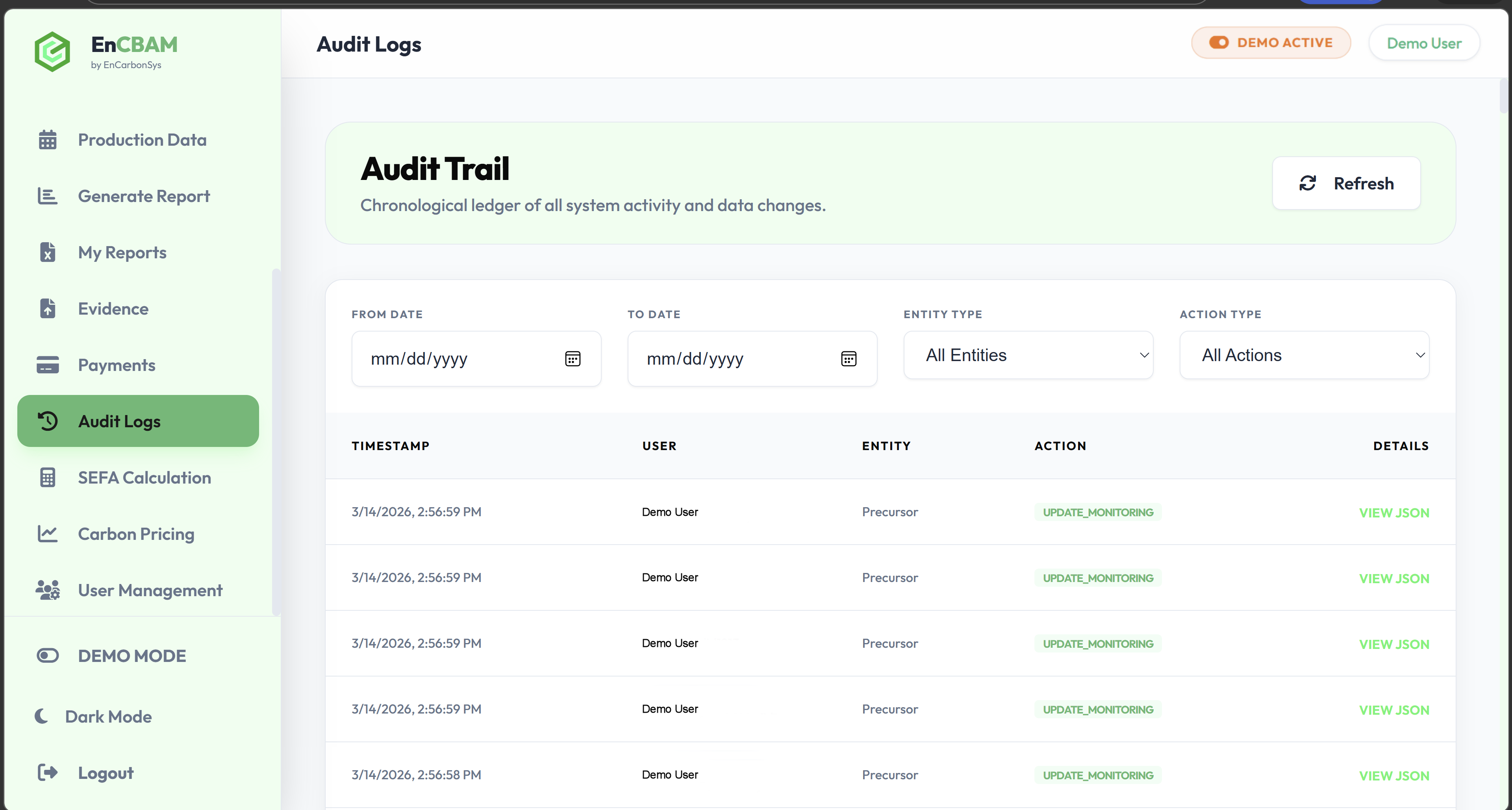 Audit Trail